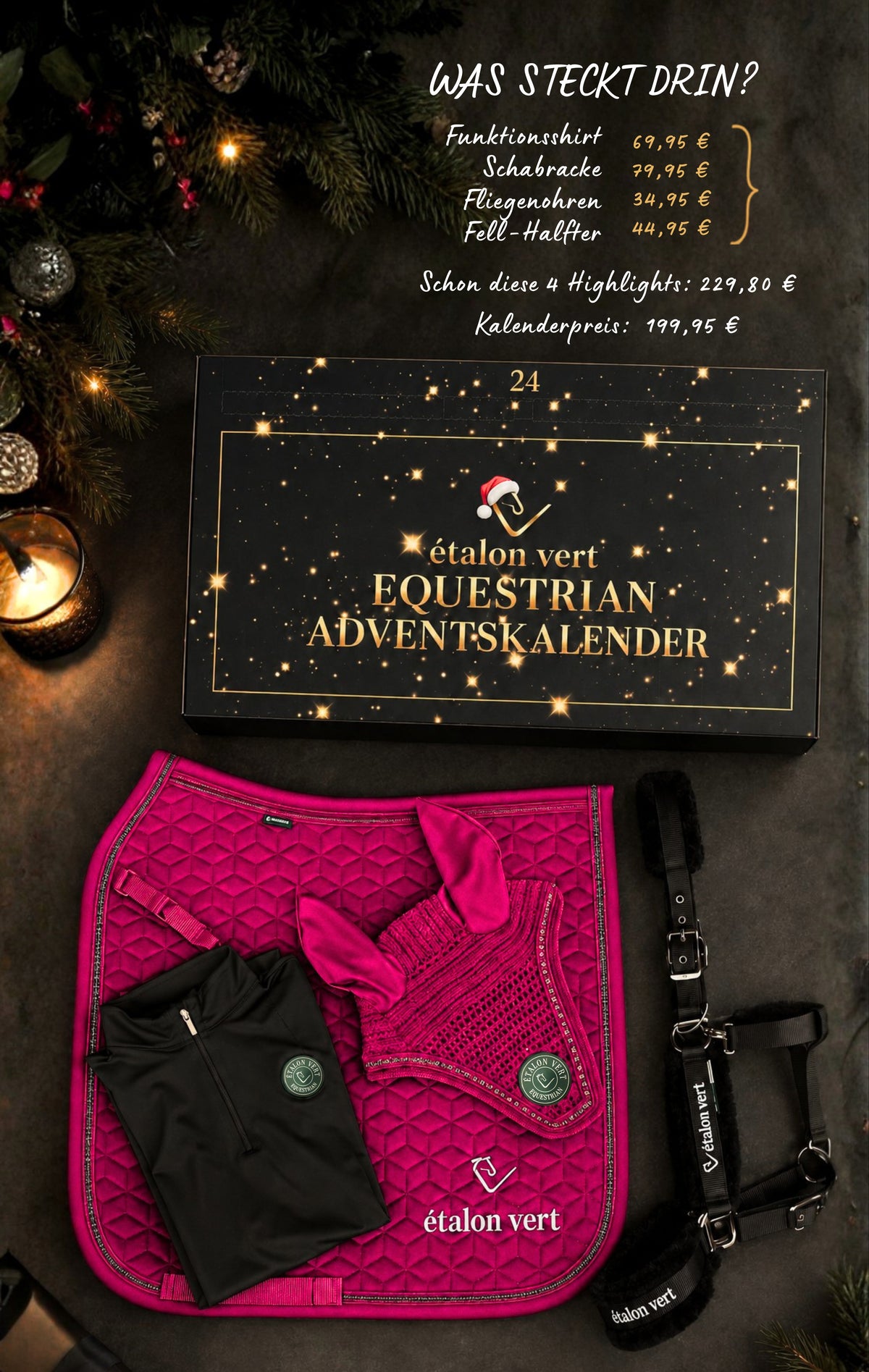 Vier bestätigte Highlights des Adventskalenders 2026 in Very Berry mit Einzelpreisen und Kalenderpreis