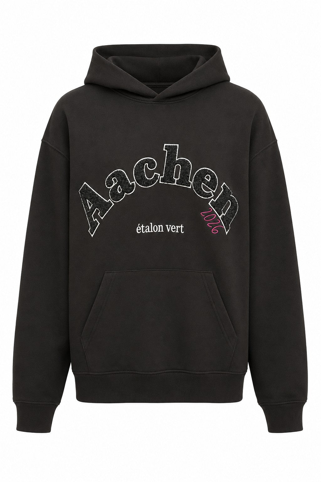 Oversize Fit Hoodie - Aachen 2026 - Black