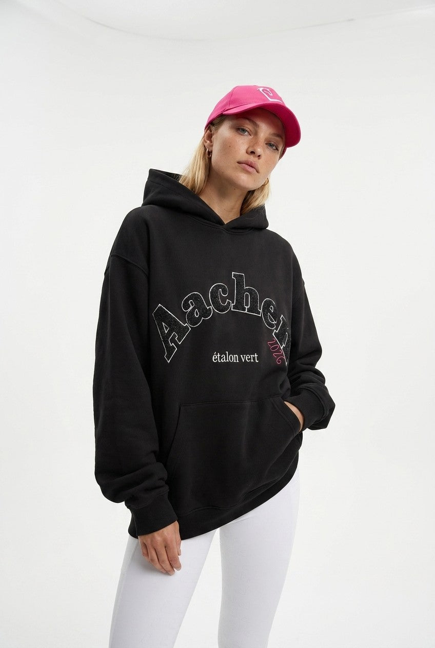 Oversize Fit Hoodie - Aachen 2026 - Black