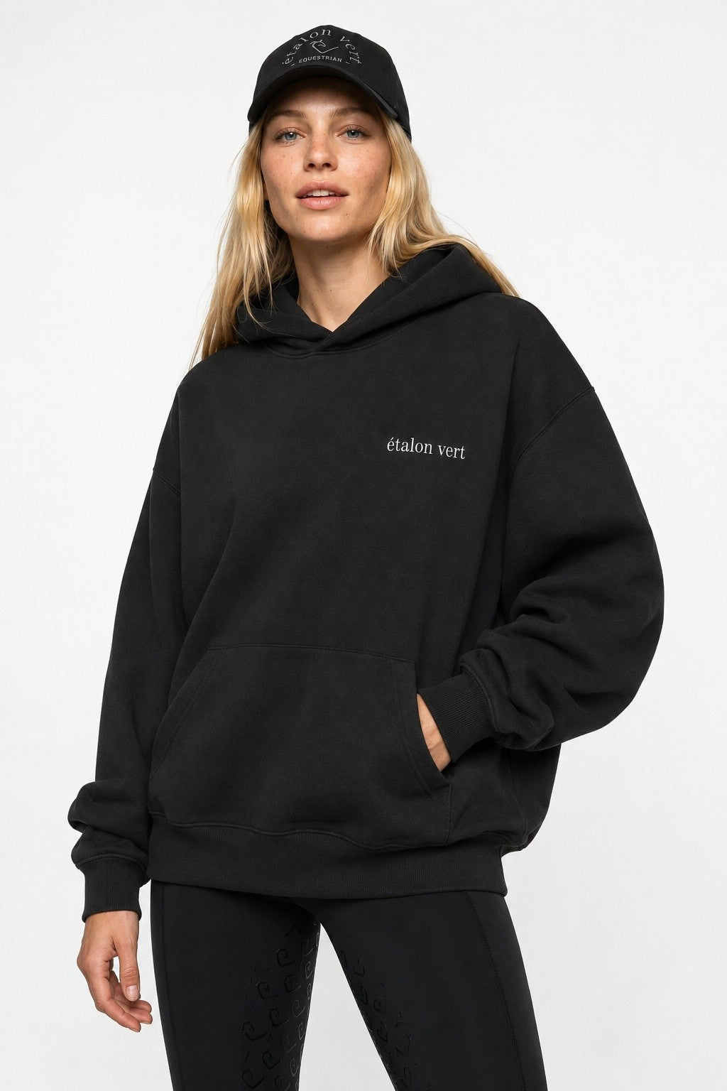 Oversize Fit Hoodie - Aachen Riders Club - Black