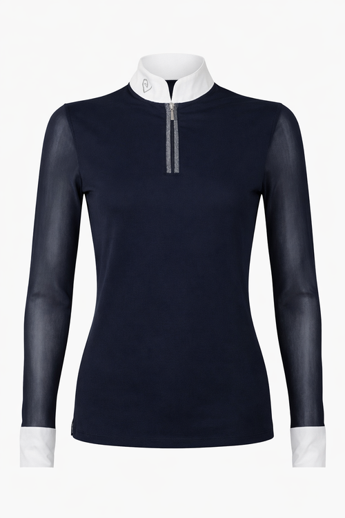 Balou tournament shirt long sleeve Young Riders - Glitter Edition - Navy