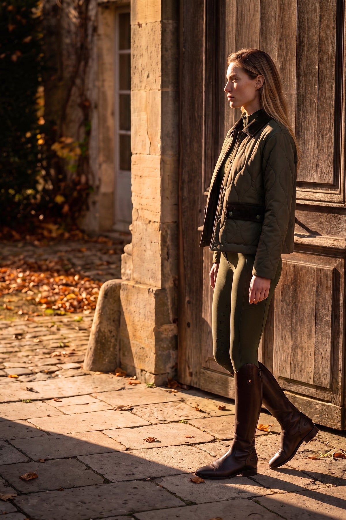 Baloubet Heritage Jacket olive – Modelaufnahme