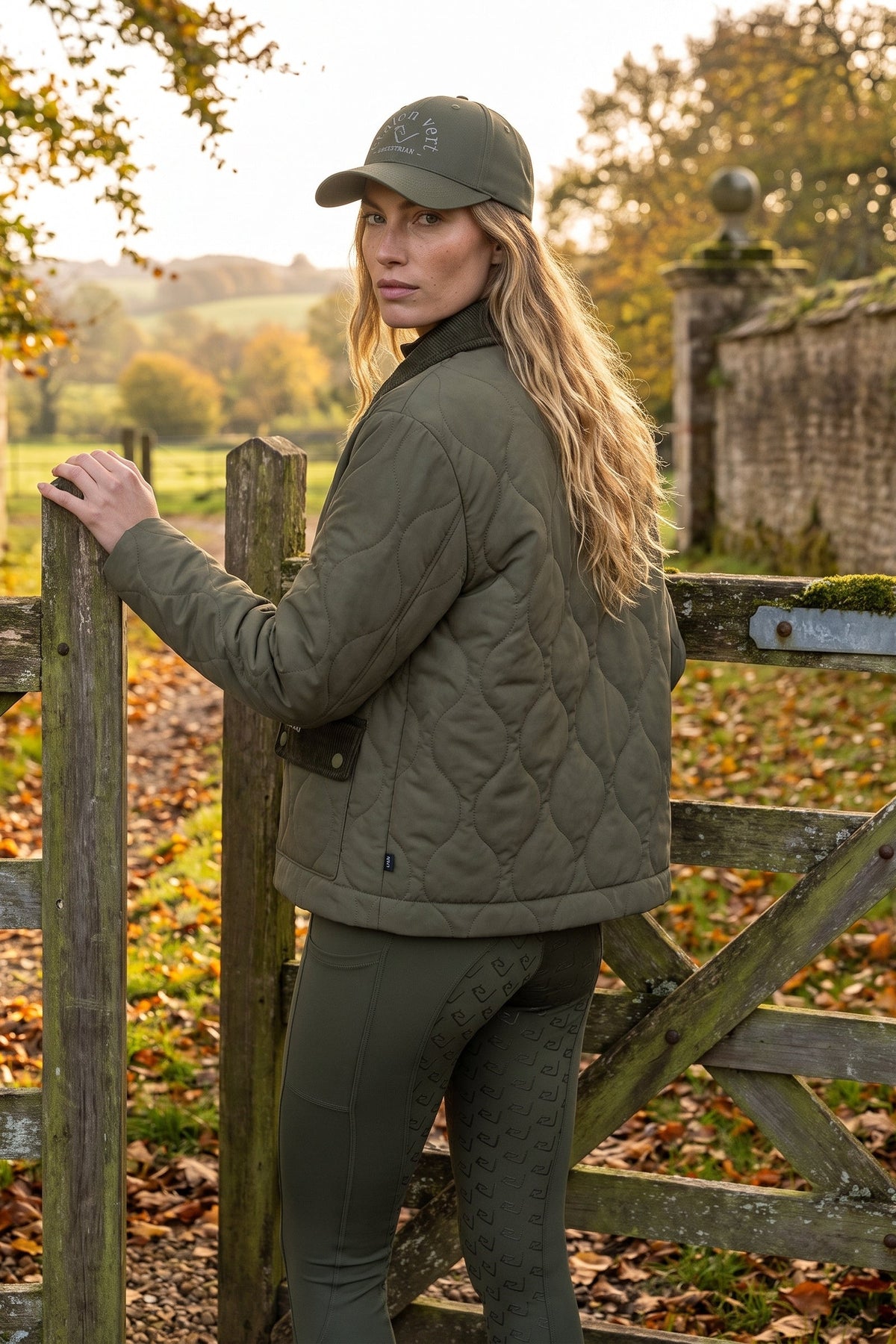 Baloubet Heritage Jacket olive – Modelaufnahme