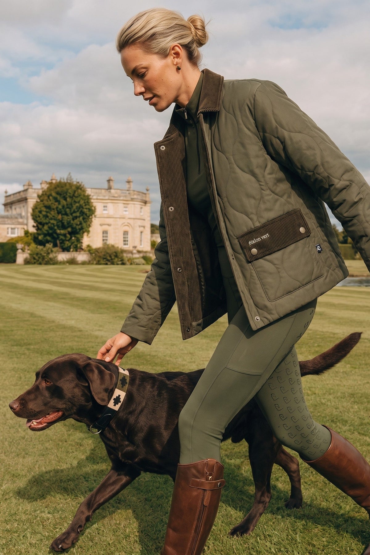 Baloubet Heritage Jacket olive – Modelaufnahme
