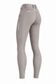 Belissimo 2.0 Reithose mit Leggings Komfort Vollgrip - Taupe – Rückansicht 3/4