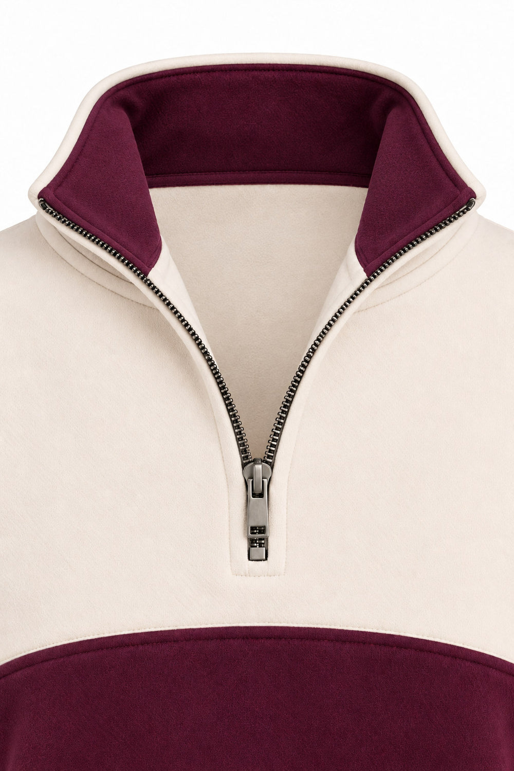 Quarter-Zip-Kragen