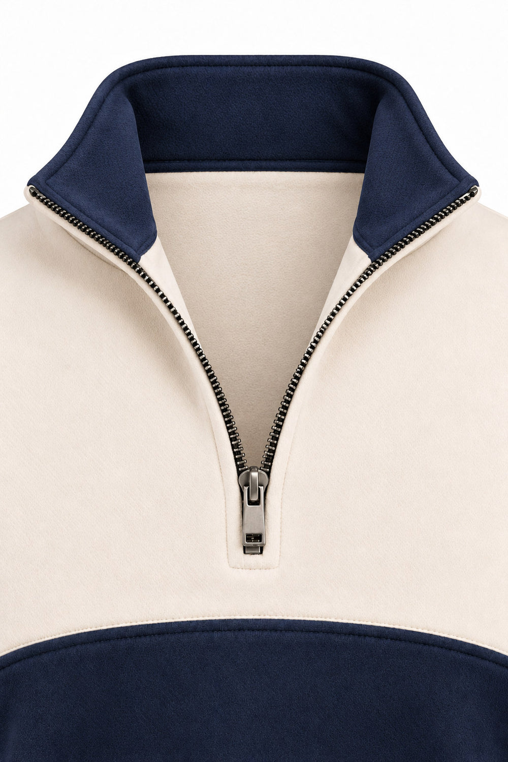 Quarter-Zip-Kragen