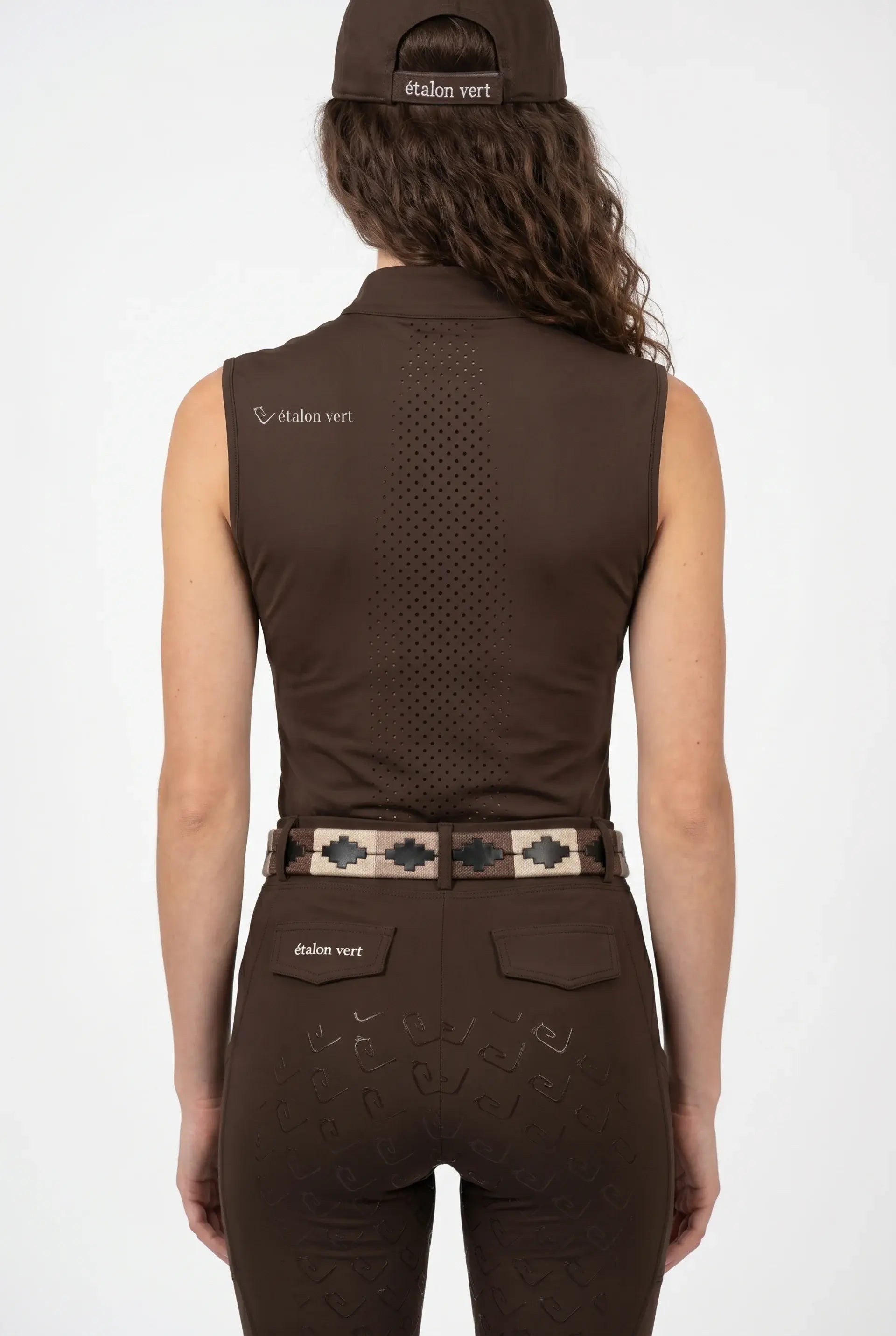 Funktionsshirt Star Gold Sleeveless perforiert - Brown