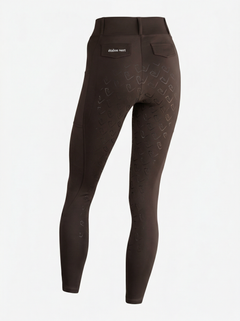 Chacco 2.0 - Leggings Young Riders Fullgrip - Brown