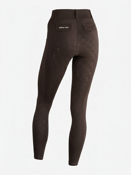 Chacco 2.0 - Leggings Young Riders Fullgrip - Brown
