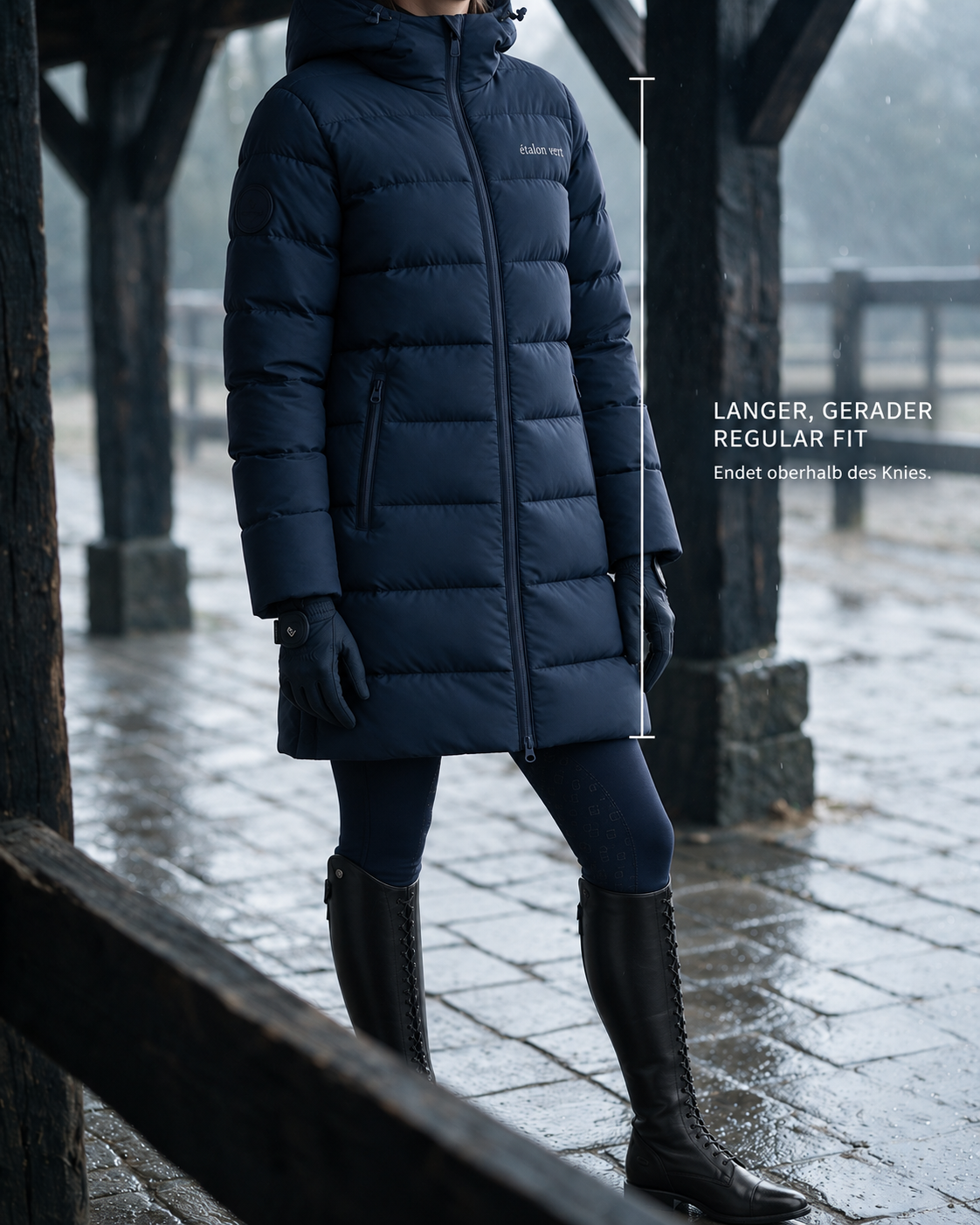 Cardento in Navy – Länge und Regular Fit