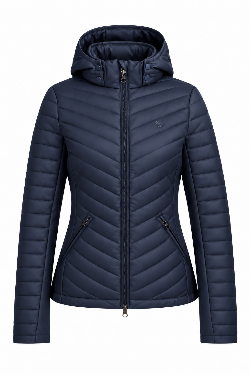 Cassini Steppjacke 2.0 Navy – Front, matter plastischer Freisteller