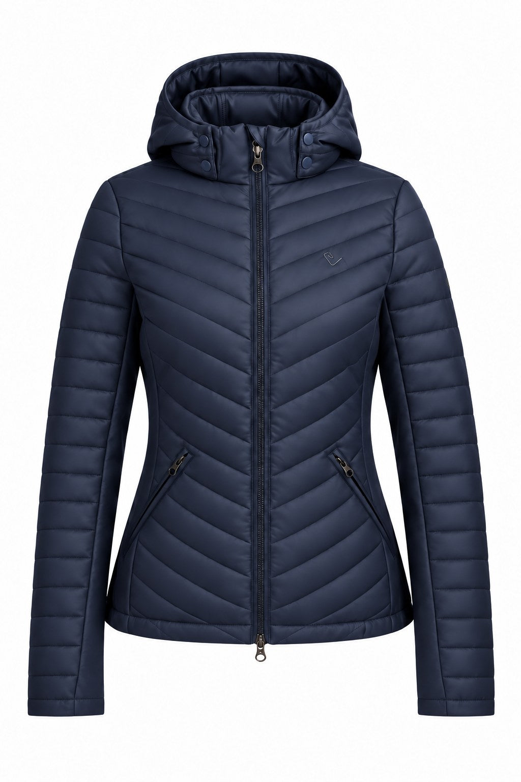 Cassini Steppjacke 2.0 Navy – Front, matter plastischer Freisteller