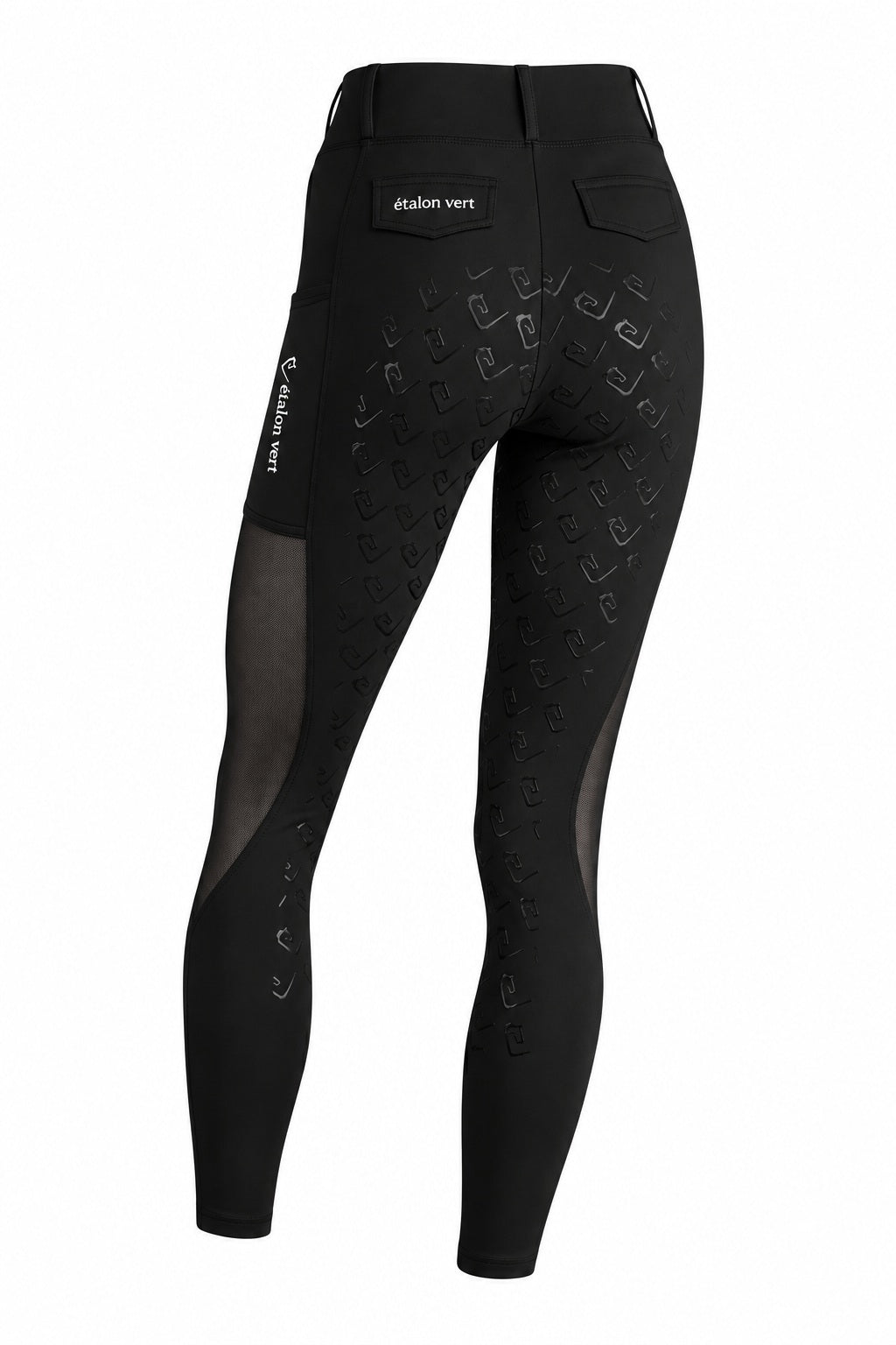 Chacco 2.0 - Leggings Fullgrip - Mesh Summer Edition - Black – Rückansicht 3/4