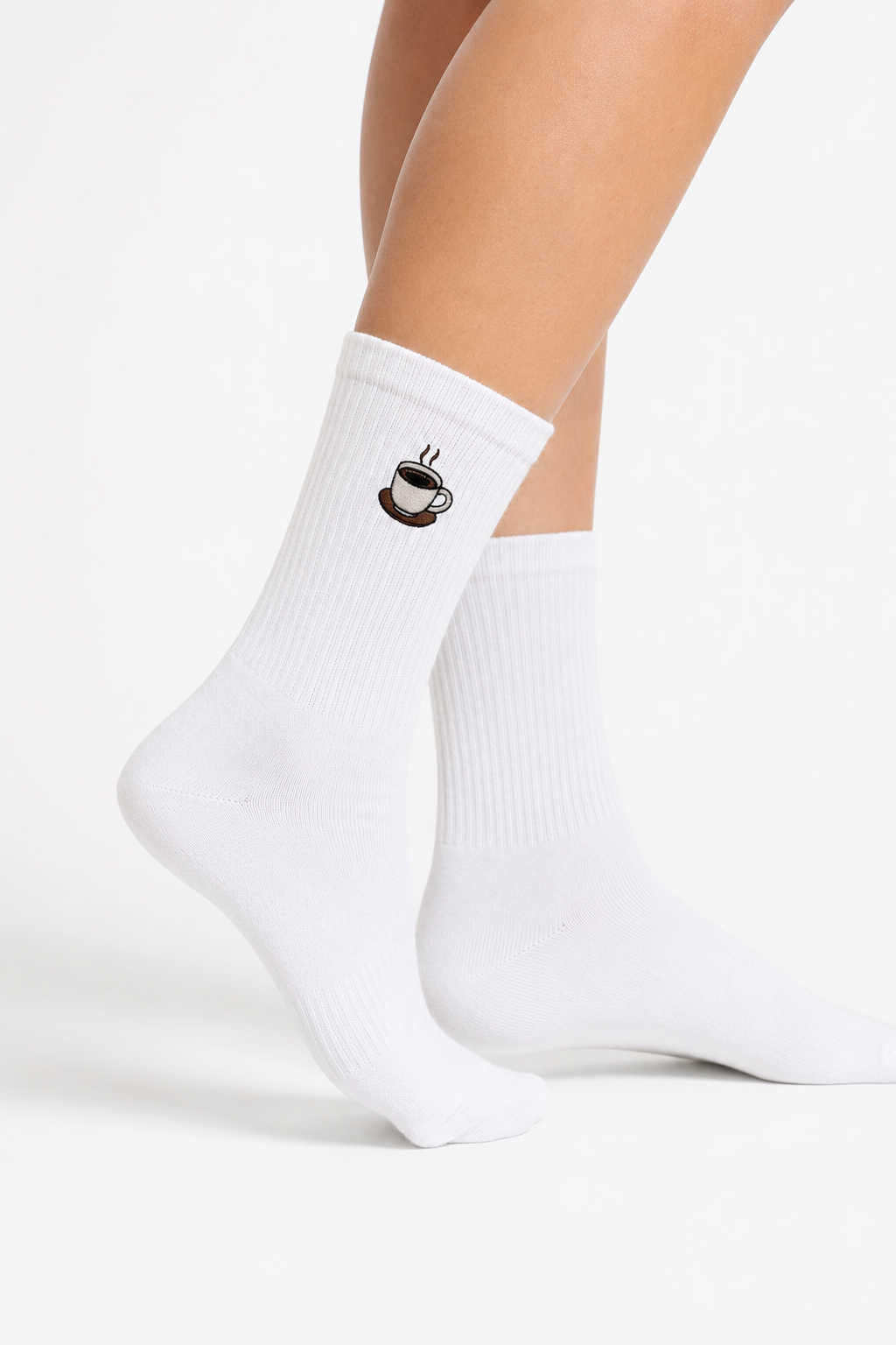 Coffee Sportsocken am Model