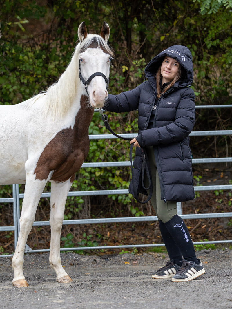 Community-Look von @mon_poney_pie__ mit étalon-vert-Mantel und Pferd