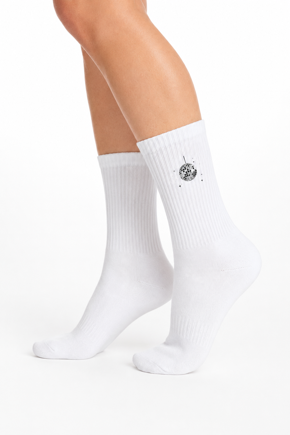 Discokugel Sportsocken am Model