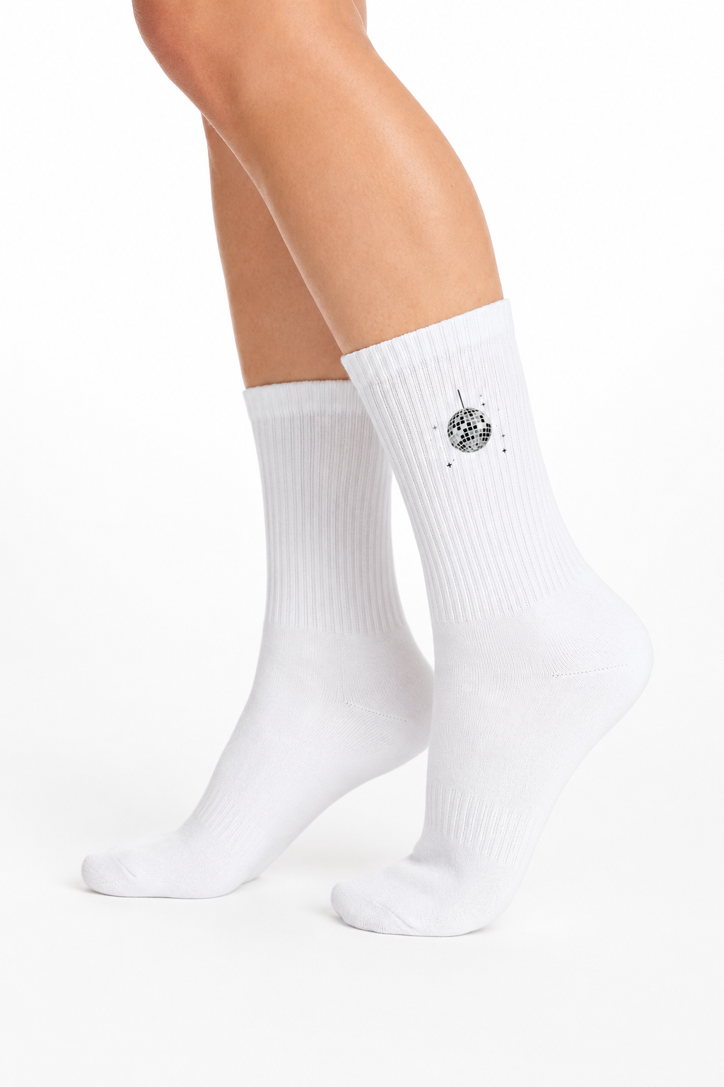 Discokugel Sportsocken am Model