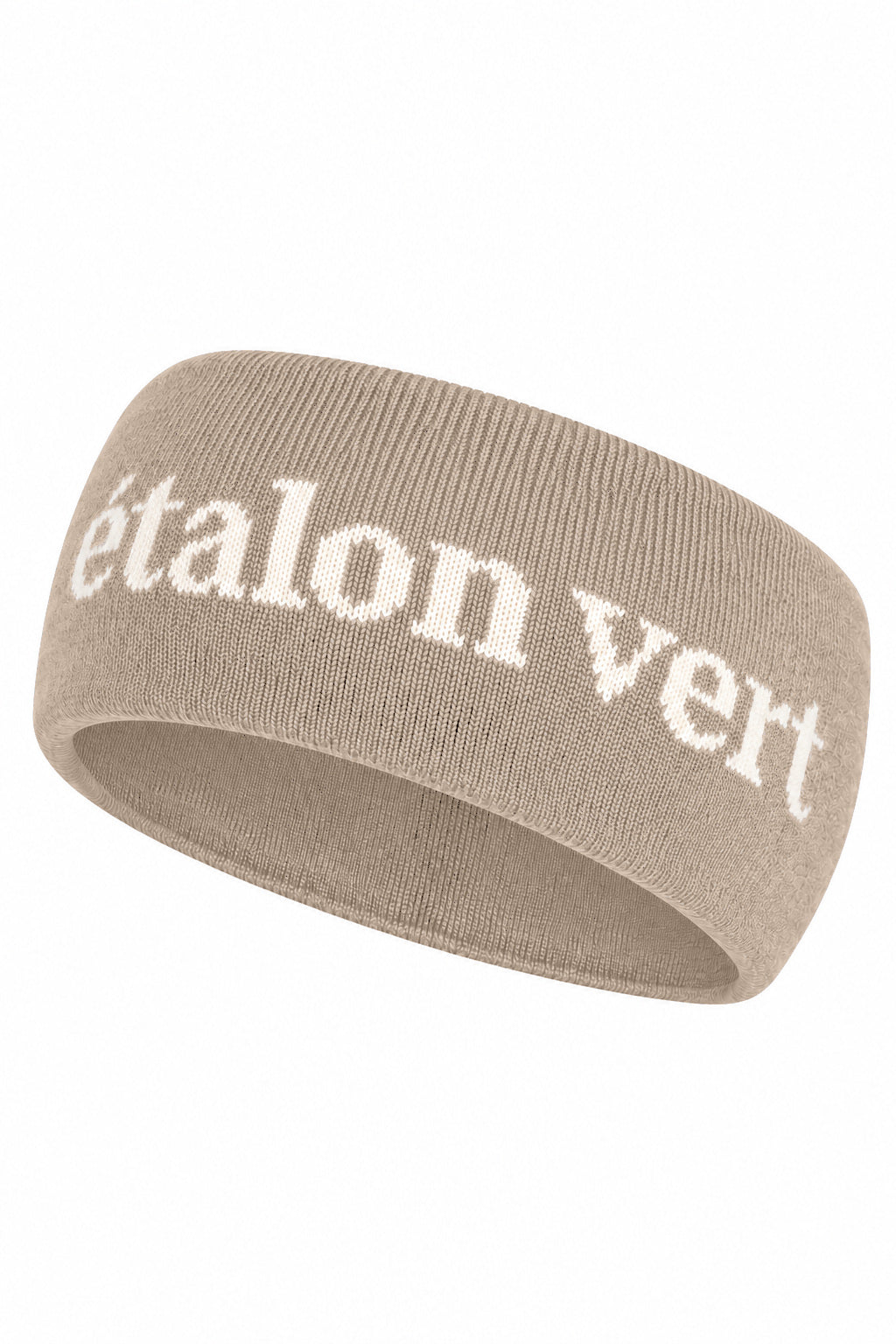 Don Carlos 2.0 Stirnband Beige – Dreiviertelansicht (KI-Visualisierung)