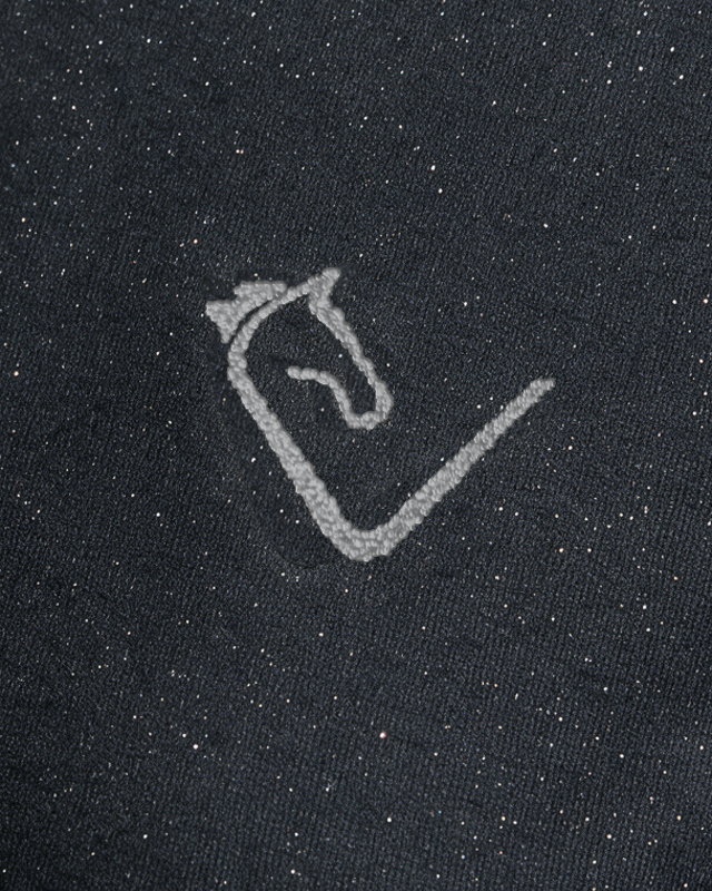 Silbernes Brustlogo