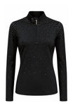 Easy Game Glitter Langarm Black – frontaler Produktfreisteller