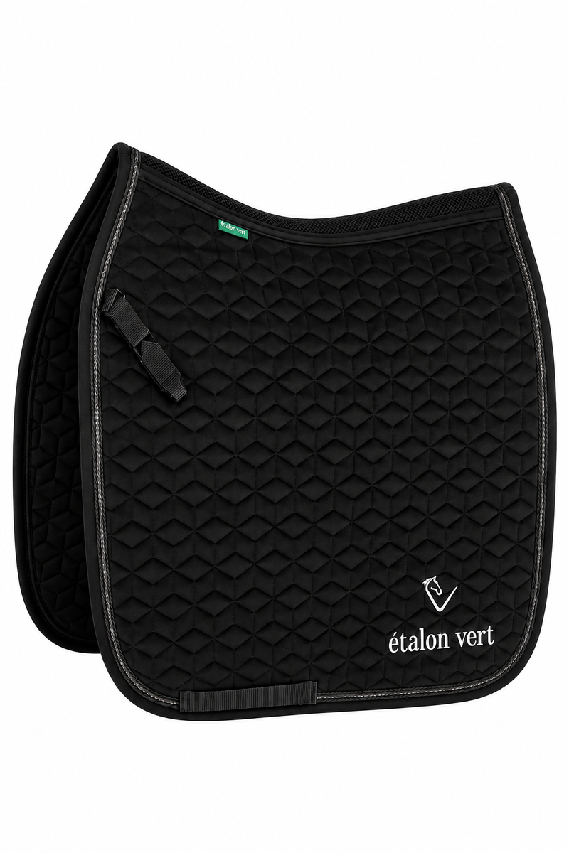 Schabracke aus Türchen 24 des equestrian adventskalender 2026 in black, vollständig abgebildet.