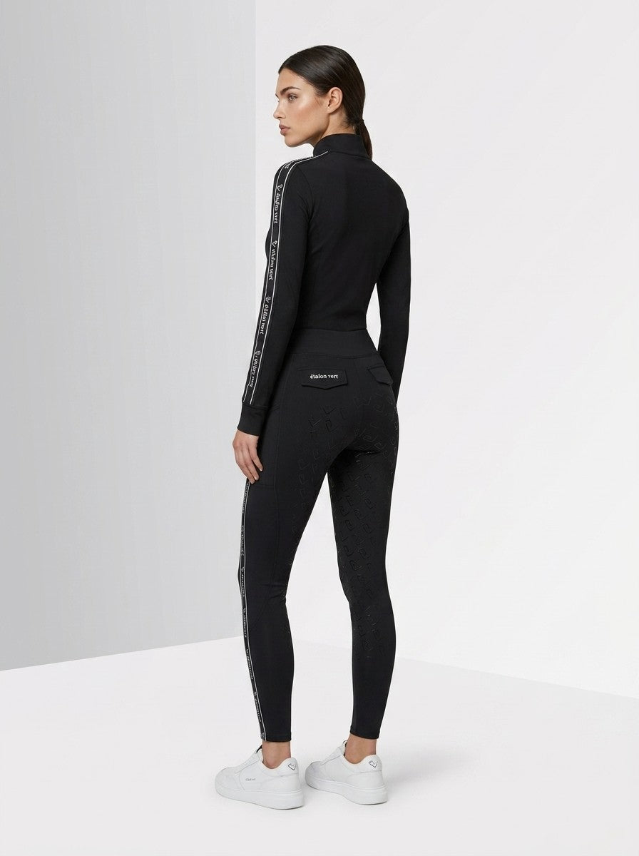 Chacco 2.0 - Leggings Fullgrip - Black - Stripes