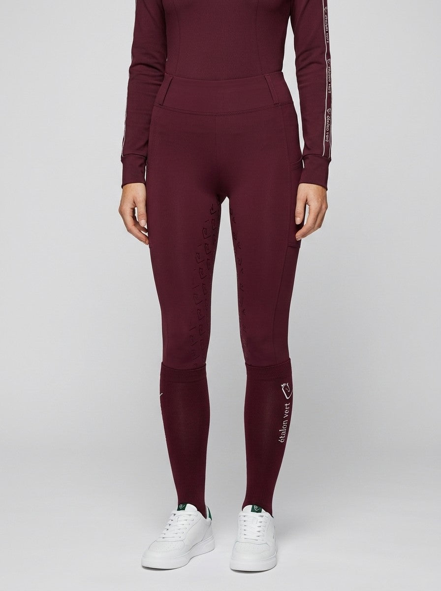 Chacco 2.0 - Leggings Fullgrip - Burgundy