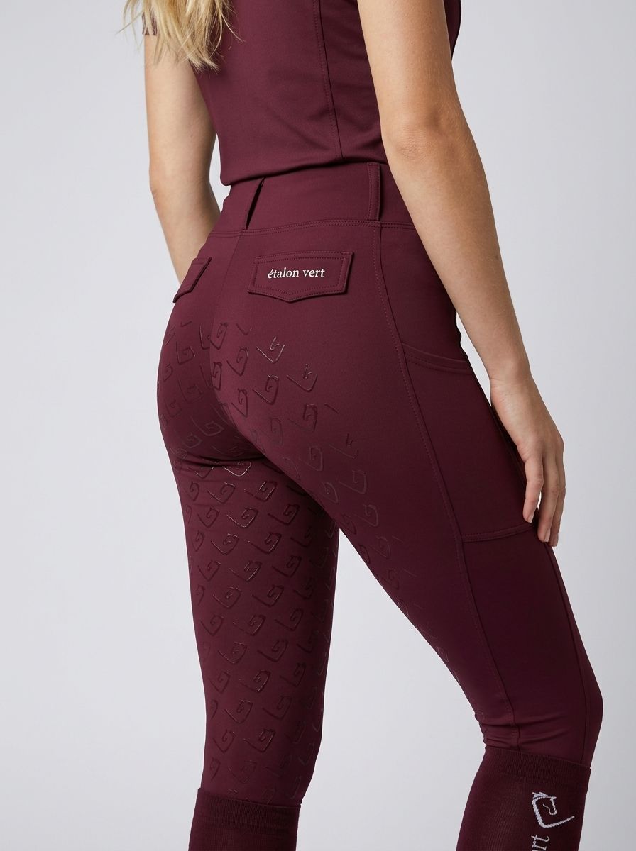 Chacco 2.0 - Leggings Fullgrip - Burgundy