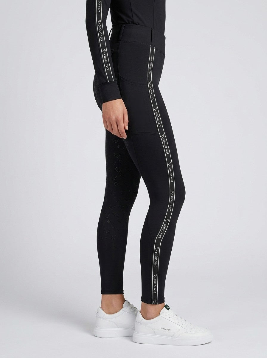 Chacco 2.0 - Leggings Fullgrip - Black - Stripes