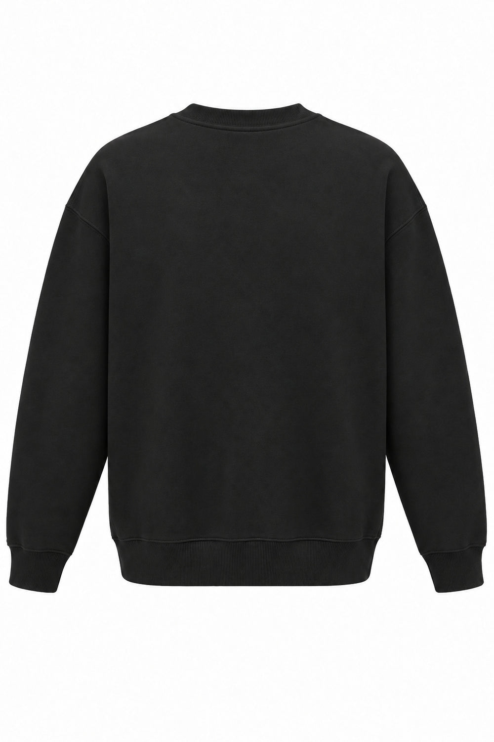 étalon vert – ETLNVRT Sweater Black – Produktansicht hinten ohne Kapuze