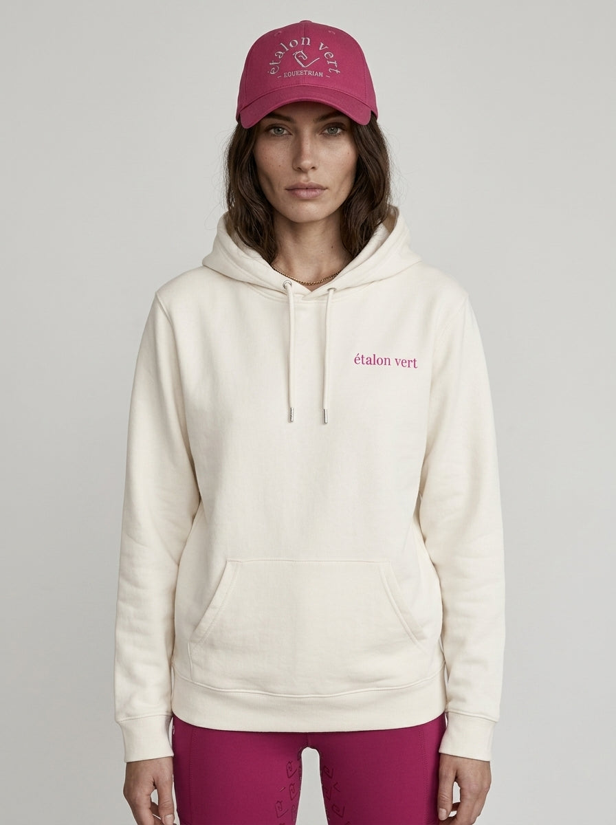 Oversize Fit Hoodie - Aufsitzen. Absitzen. Einen Sitzen. - OFF White