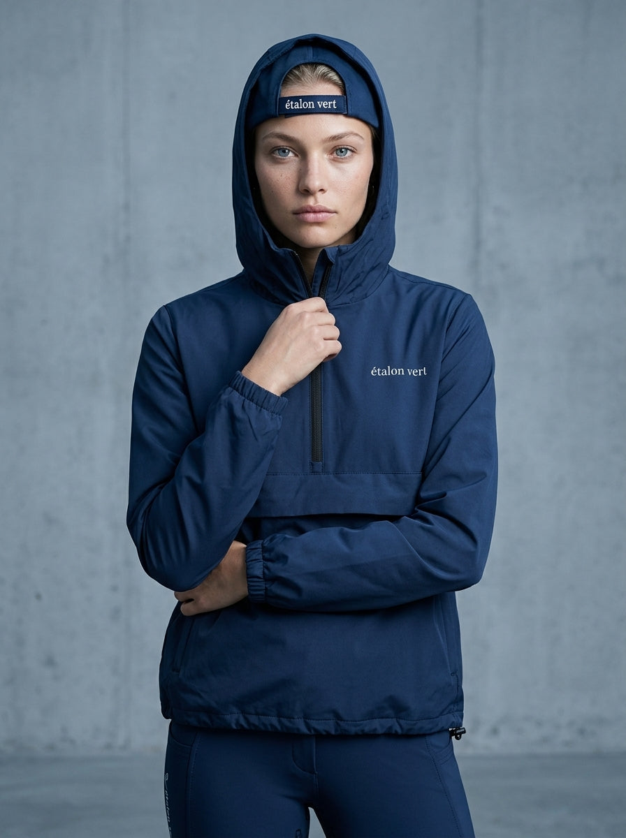 Quarter-Zip Regenjacke - Donnerhall - Navy