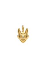 Halskette - Charm - Fliegenohren - Gold
