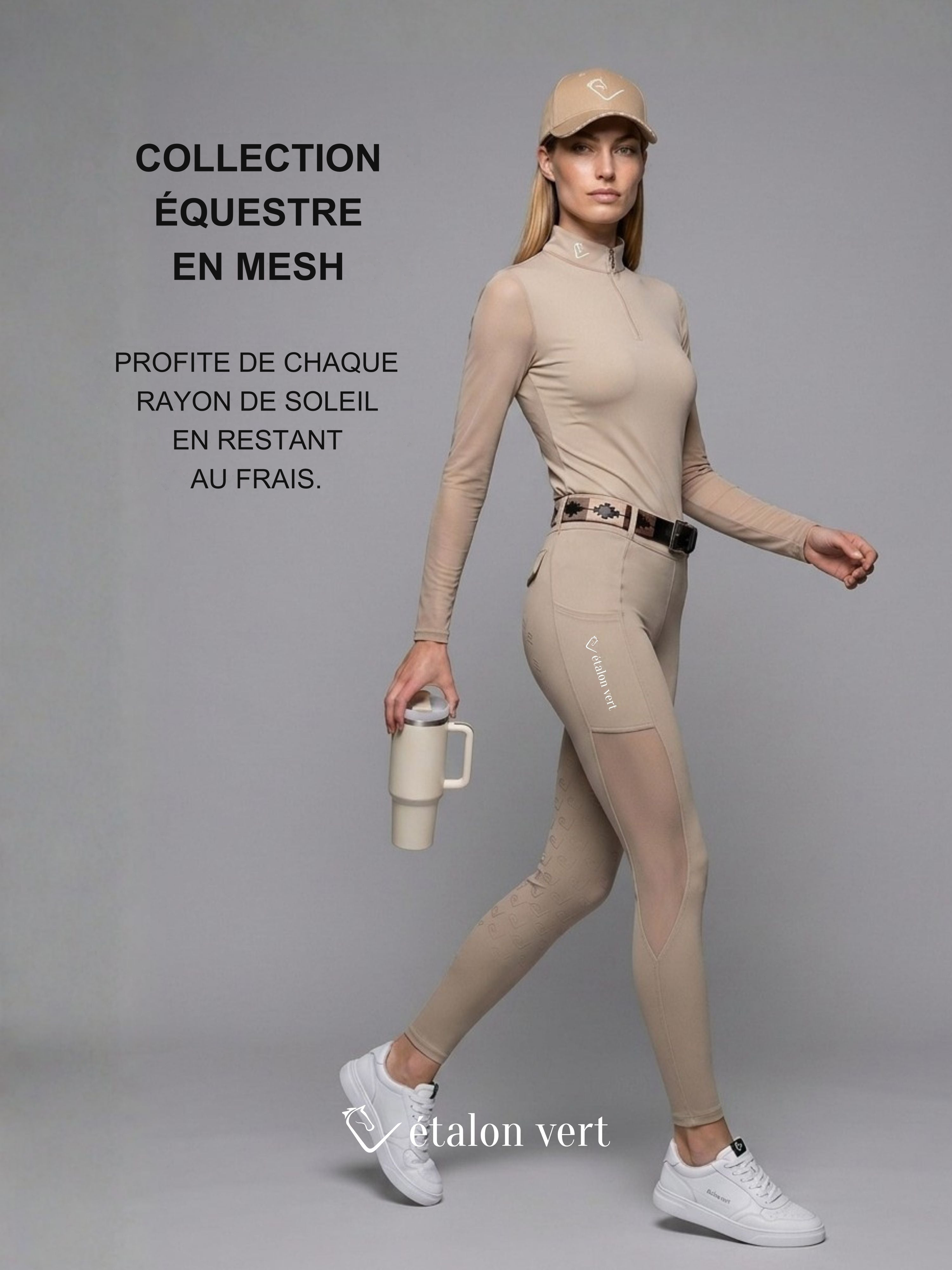 COLLECTION ÉQUESTRE EN MESH · PROFITE DE CHAQUE RAYON DE SOLEIL EN RESTANT AU FRAIS. [fr]
