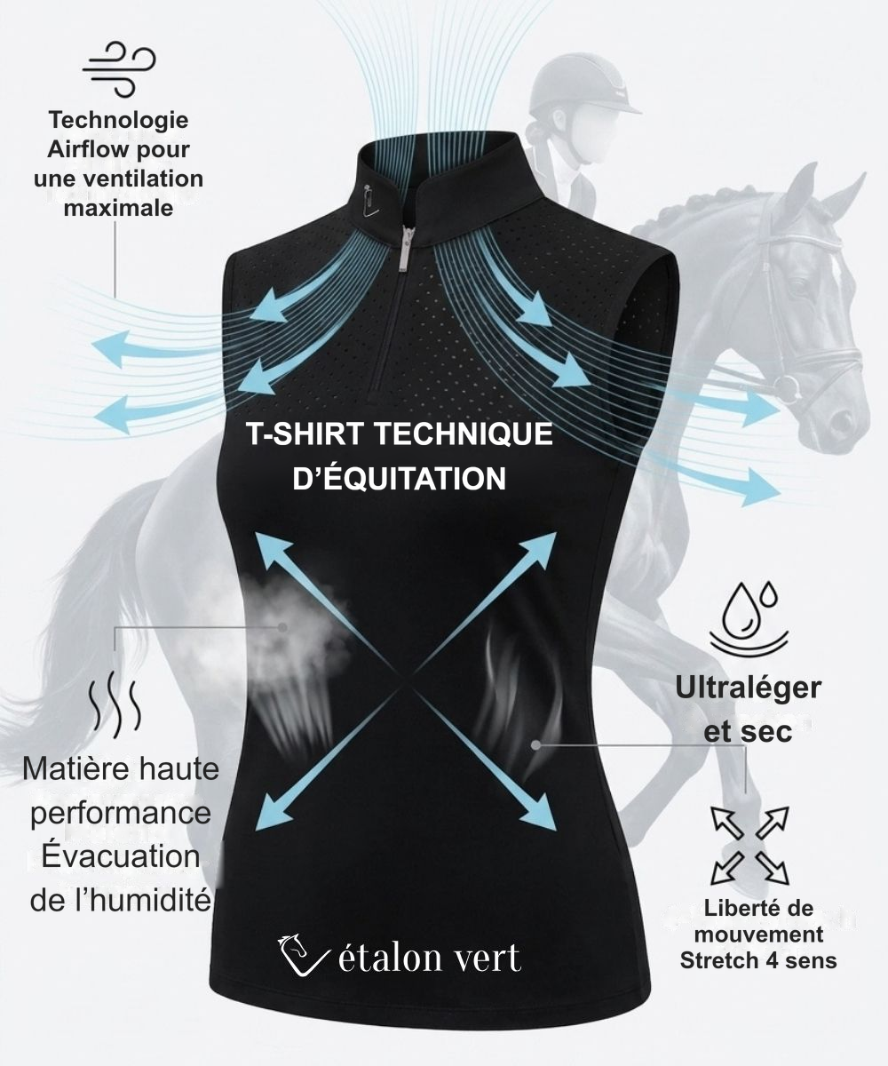 Infographie produit étalon vert : Technologie Airflow pour une ventilation maximale