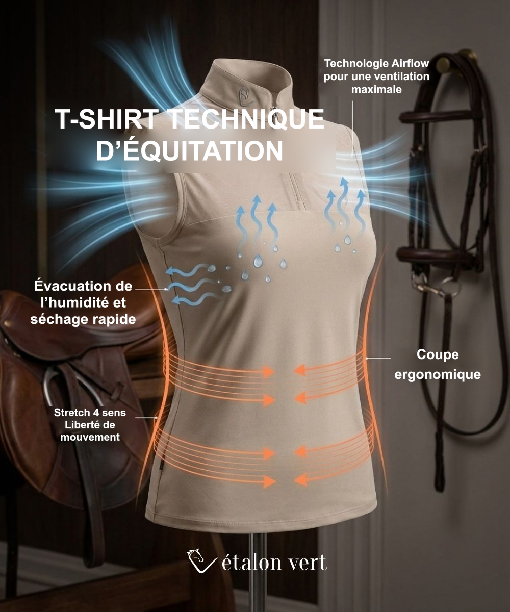 Infographie produit étalon vert : Technologie Airflow pour une ventilation maximale