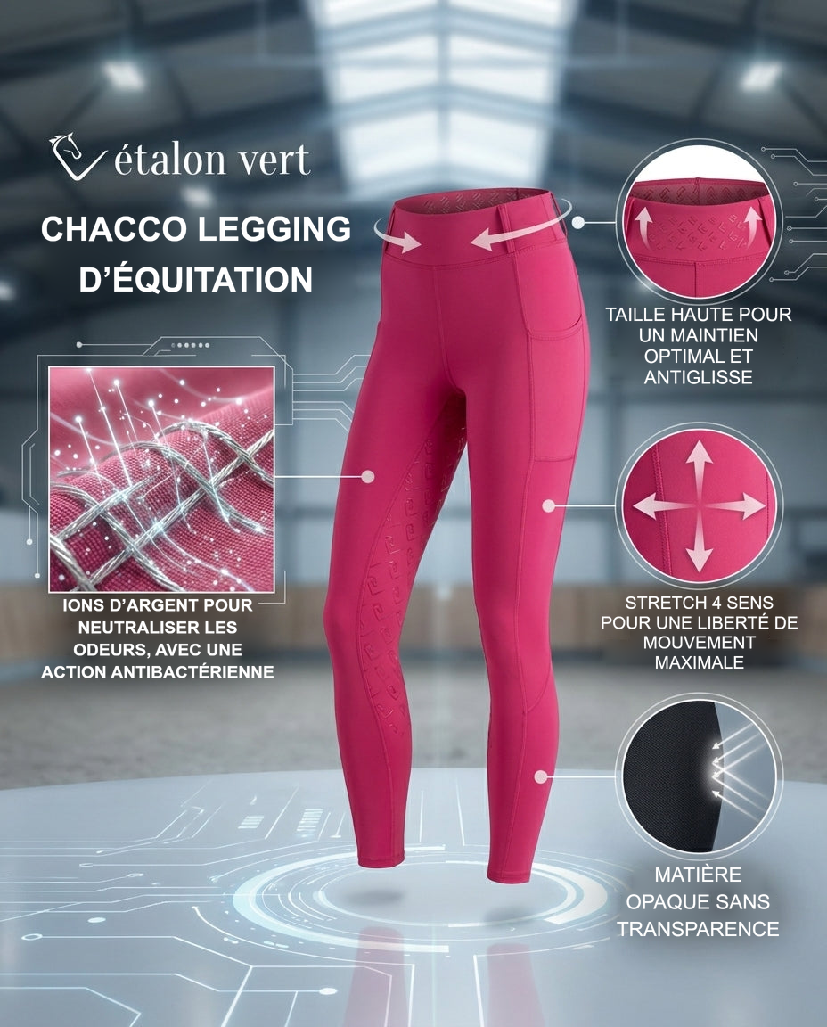 Infographie produit étalon vert : CHACCO LEGGING D’ÉQUITATION [fr]
