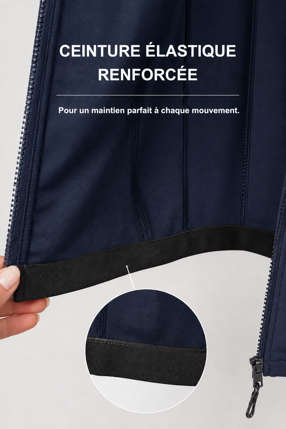 Infographie produit étalon vert : CEINTURE ÉLASTIQUE RENFORCÉE [fr]