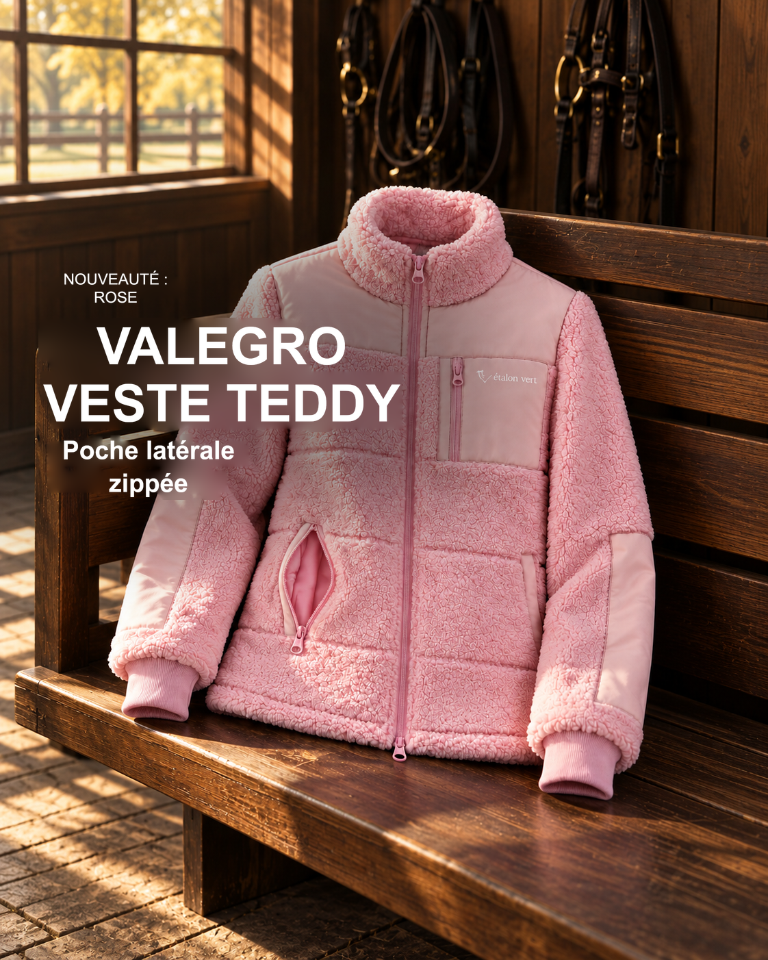 Infographie produit étalon vert : NOUVEAUTÉ : ROSE