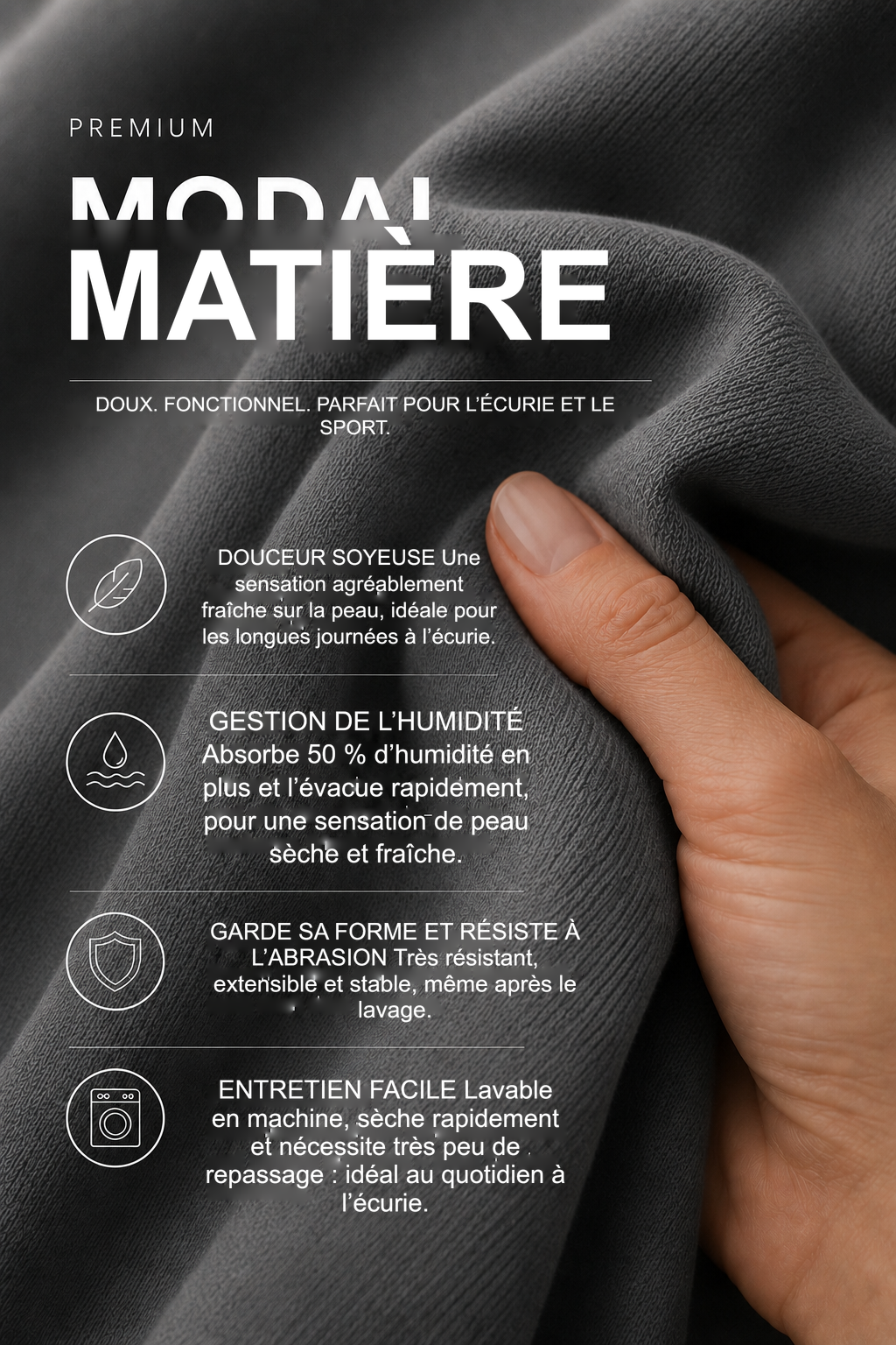 Infographie produit étalon vert : MATIÈRE