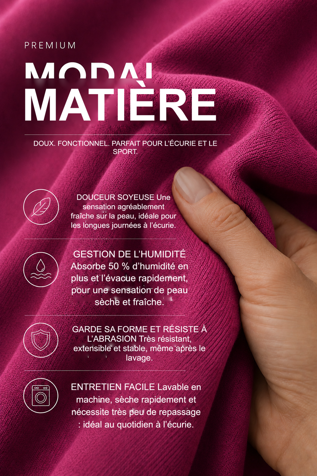 Infographie produit étalon vert : MATIÈRE