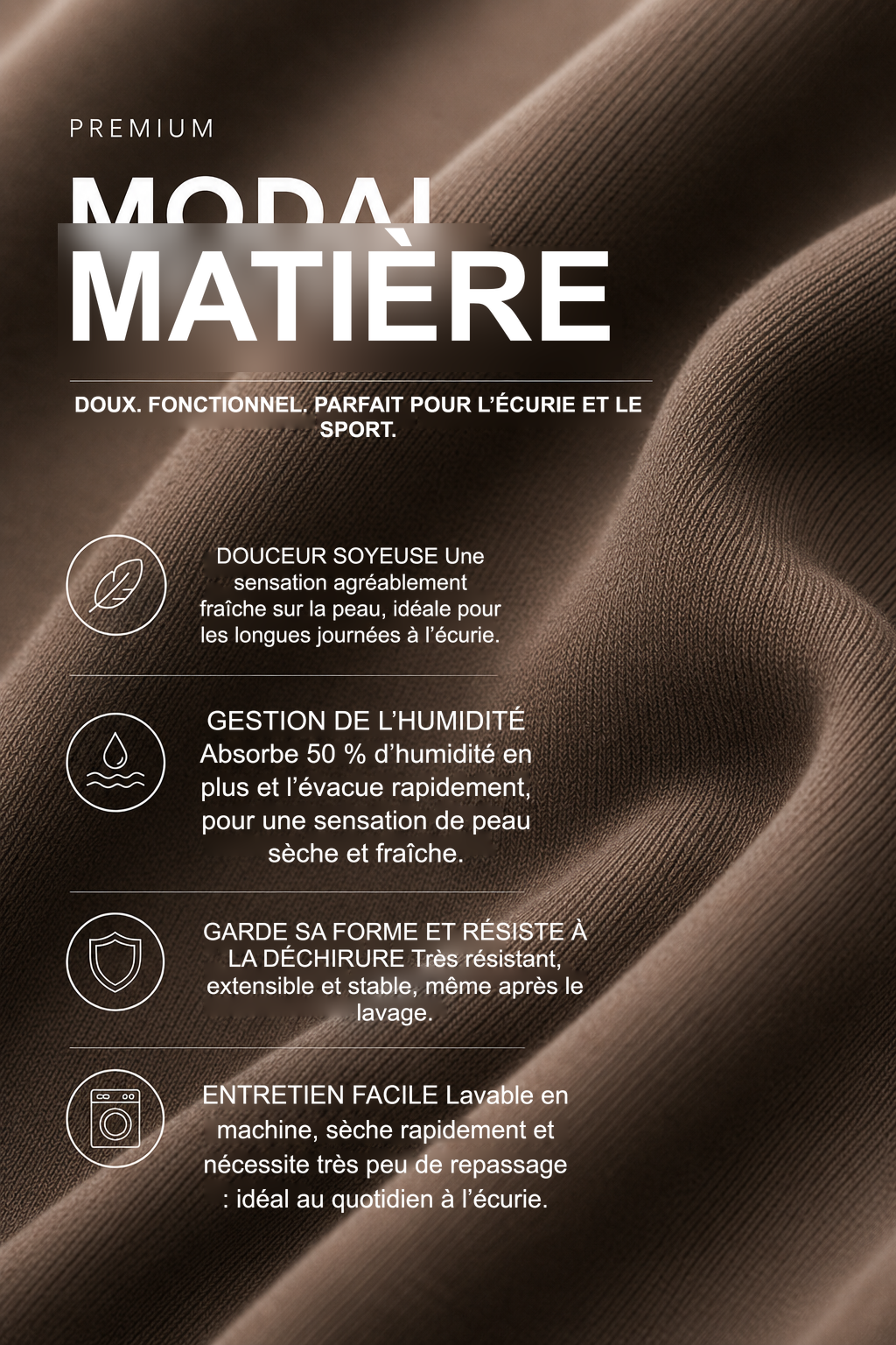 Infographie produit étalon vert : MATIÈRE