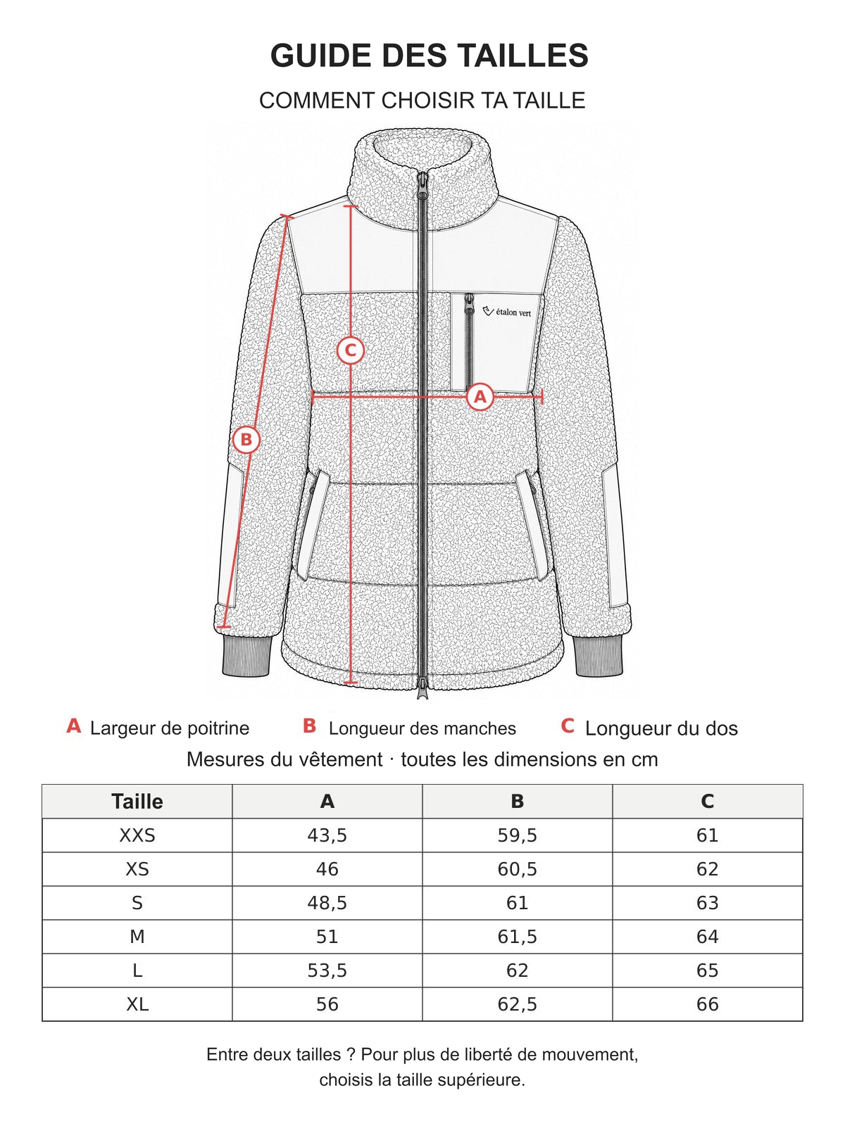 Guide des tailles