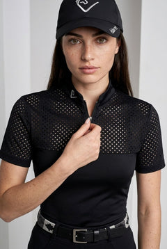 Functional shirt Star Gold short sleeve - Black