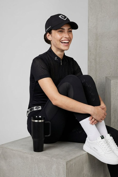 Functional shirt Star Gold short sleeve - Black