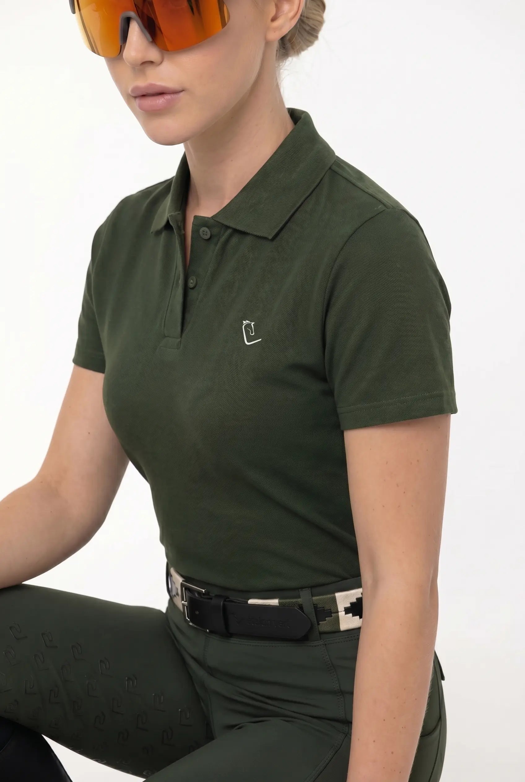 Poloshirt Sandro Hit 2.0 Kurzarm - Olive