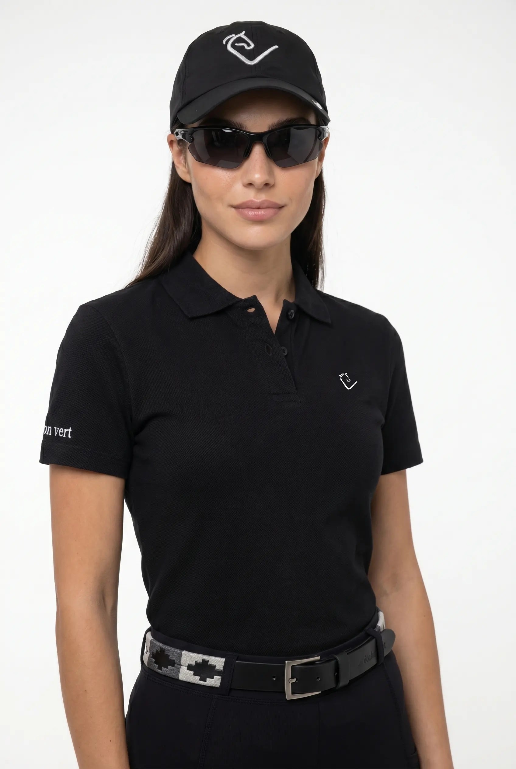 Poloshirt Sandro Hit 2.0 Kurzarm - Black