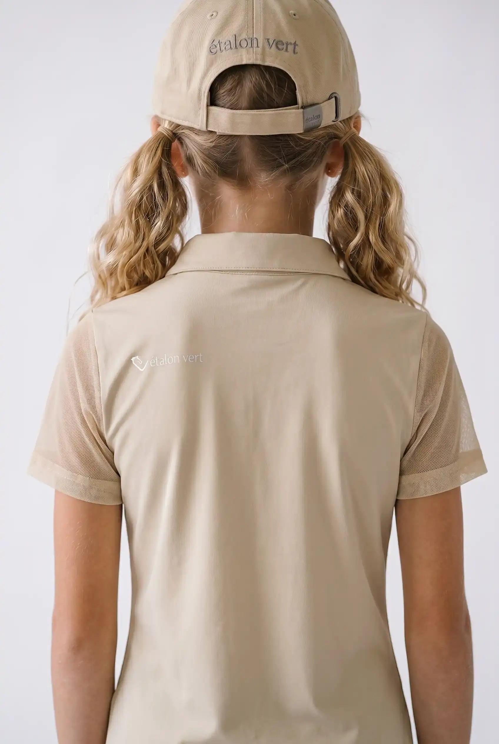 Star Gold Kurzarm Mesh - Beige - Young Riders