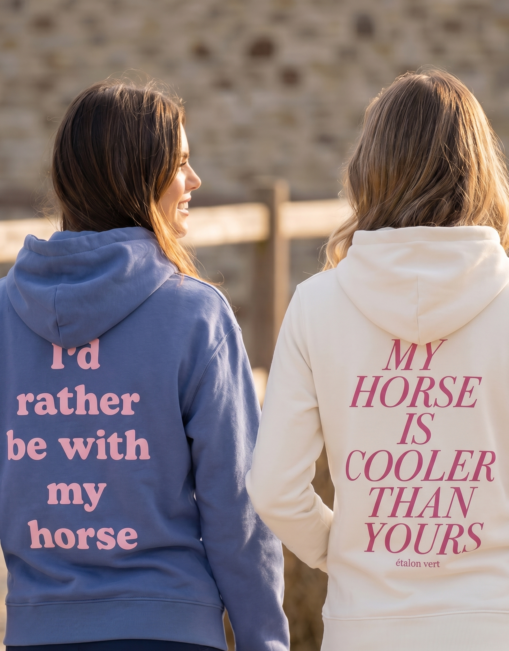Sweat à capuche Pharos 2.0 Oversize Fit - Chevaux et Cocktail - Marine